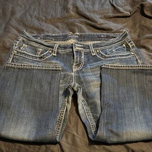 Vigoss Women's Dark Blue Boot Cut Jeans